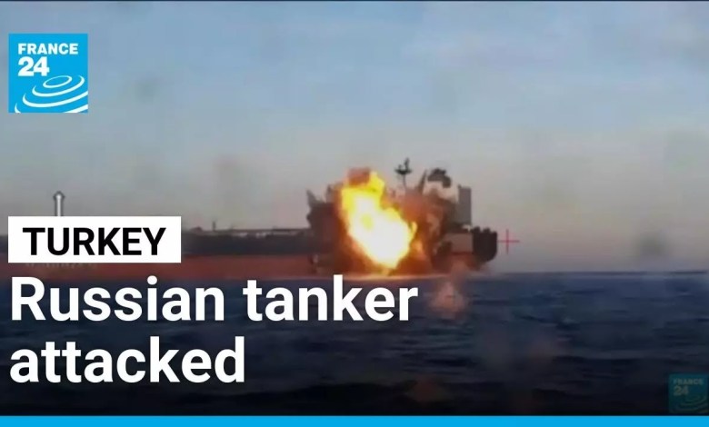 Russian tanker attacked off Turkey, Putin warns of retaliation • FRANCE 24 English Russian tanker attacked off Turkey, Putin warns of retaliation • FRANCE 24 English