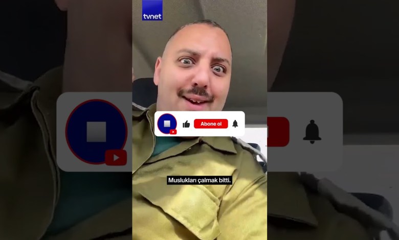 Israeli soldier spoke in Turkish and said “You are cruel” to the Turks! #shorts #news Israeli soldier spoke in Turkish and said “You are cruel” to the Turks! #shorts #news