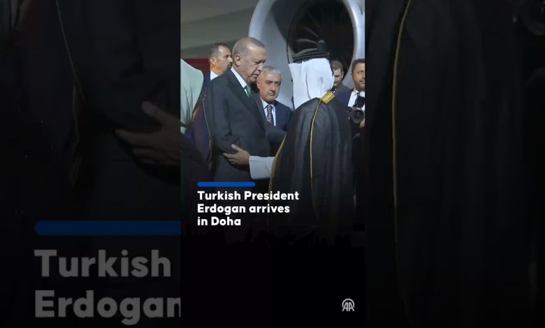 Turkish President Recep Tayyip Erdogan arrives in Doha for official meetings Turkish President Recep Tayyip Erdogan arrives in Doha for official meetings