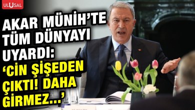 He spoke in Munich! Turkish defense industry warning from Hulusi Akar to the world! He spoke in Munich! Turkish defense industry warning from Hulusi Akar to the world!