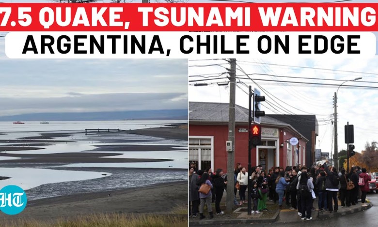 Argentina, Chile Earthquakes Trigger Tsunami Warning; Mass Evacuation Ordered As People Panic Argentina, Chile Earthquakes Trigger Tsunami Warning; Mass Evacuation Ordered As People Panic
