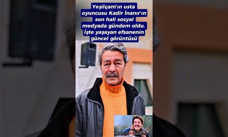 Kadir İnanır’s latest appearance surprised those who saw it! Kadir İnanır’s latest appearance surprised those who saw it!