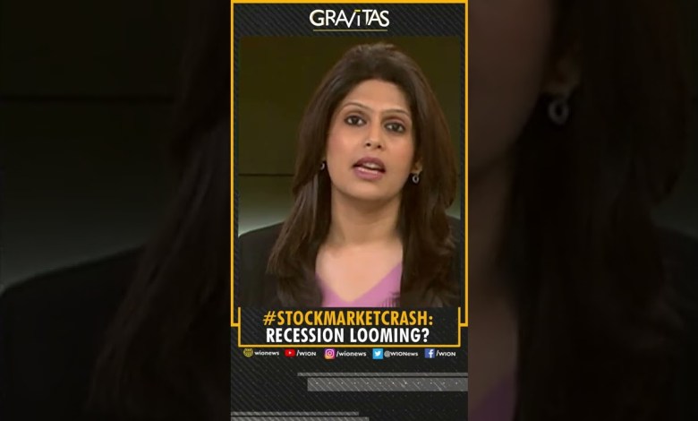 Gravitas with Palki Sharma | Stock Market Crash: Recession looming? | World News | WION Gravitas with Palki Sharma | Stock Market Crash: Recession looming? | World News | WION