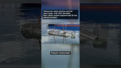 Historical Moment in Blue Homeland! National Mini Submarine Landed on Water for the First Time Historical Moment in Blue Homeland! National Mini Submarine Landed on Water for the First Time