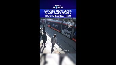 Turkey News | Security Guard Pulls Woman From Path Of Oncoming Tram In Central Turkey Turkey News | Security Guard Pulls Woman From Path Of Oncoming Tram In Central Turkey