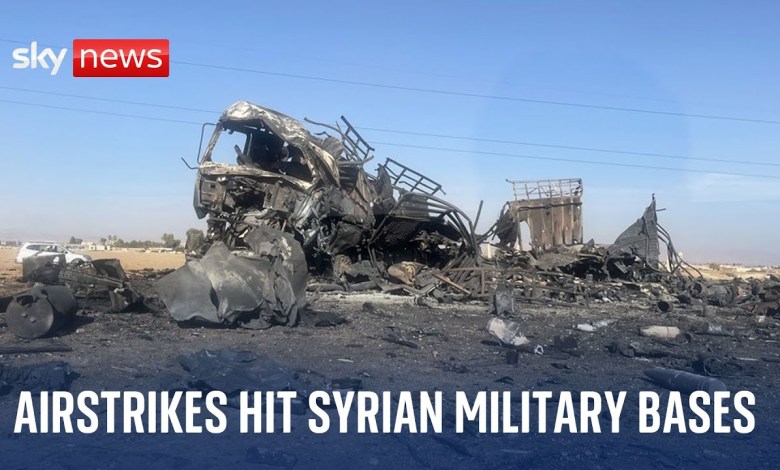 Israel and Turkey conduct airstrikes on Syria’s military bases Israel and Turkey conduct airstrikes on Syria’s military bases