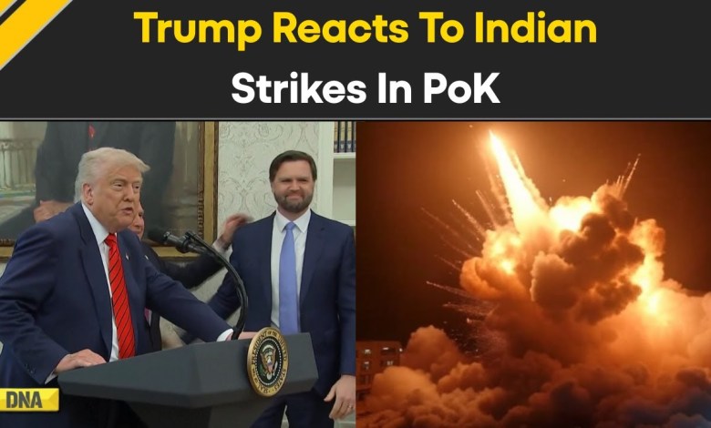 India Pakistan News Live: Donald Trump Responds To Indian Strikes On Terror Camps In PoK India Pakistan News Live: Donald Trump Responds To Indian Strikes On Terror Camps In PoK