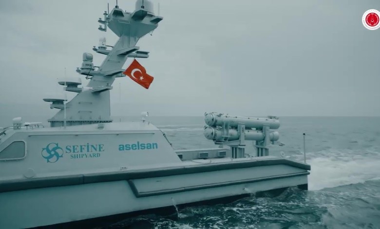 The first torpedo was fired from the unmanned sea vehicle MIR. The first torpedo was fired from the unmanned sea vehicle MIR.