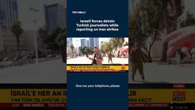Israel detains Turkish journalists during live broadcast Israel detains Turkish journalists during live broadcast