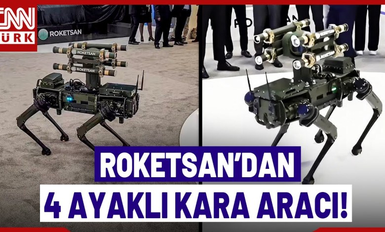 He marked the defense industry form! Here is Roketsan’s unmanned 4 -legged land vehicle: Koz! He marked the defense industry form! Here is Roketsan’s unmanned 4 -legged land vehicle: Koz!