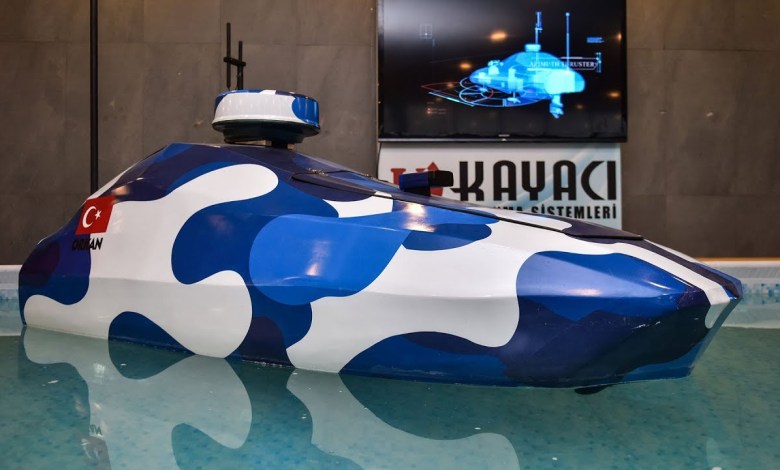 The first unmanned marine vehicle İDA was showcased at the fair The first unmanned marine vehicle İDA was showcased at the fair