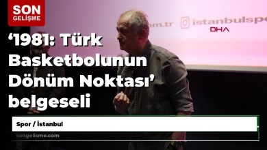 The documentary ‘1981: The Turning Point of Turkish Basketball’ was screened at the Istanbul Sports Films Festival The documentary ‘1981: The Turning Point of Turkish Basketball’ was screened at the Istanbul Sports Films Festival