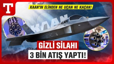 MMU KAAN’s ‘Secret Weapon’ Revealed! He fired 3 thousand bullets per minute with 6 barrels – Türkiye Newspaper MMU KAAN’s ‘Secret Weapon’ Revealed! He fired 3 thousand bullets per minute with 6 barrels – Türkiye Newspaper