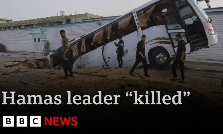 Netanyahu says Israel has probably killed Hamas leader in airstrike | BBC News Netanyahu says Israel has probably killed Hamas leader in airstrike | BBC News