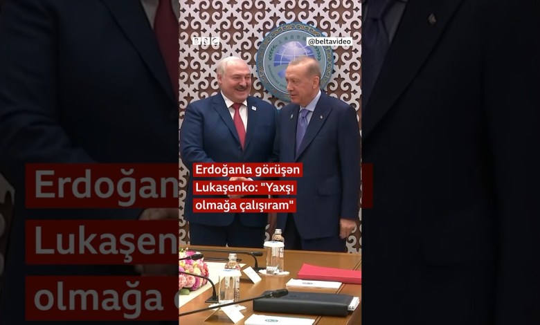 Lukashenko, who met with Erdogan: “I’m trying to be good” Lukashenko, who met with Erdogan: “I’m trying to be good”