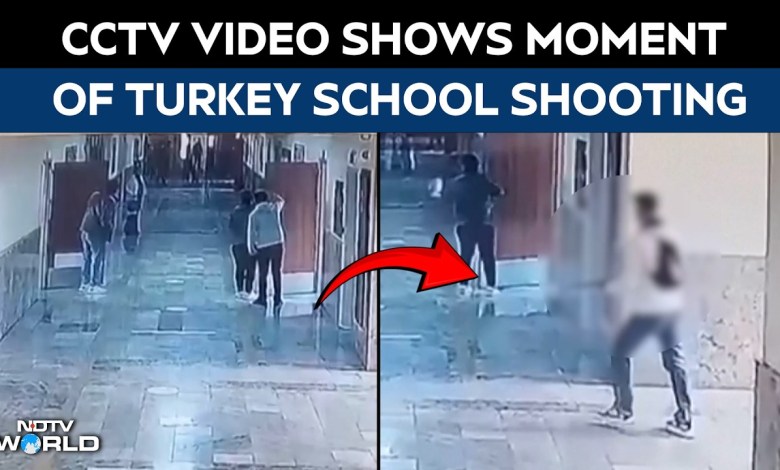 Turkey School Shooting | CCTV Captures Turkey School Shooting: 16 Injured in Shocking Attack Turkey School Shooting | CCTV Captures Turkey School Shooting: 16 Injured in Shocking Attack