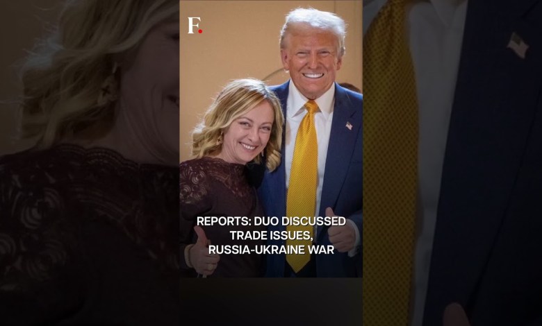 Italian PM Meloni Flies To Florida To Meet Donald Trump | Subscribe to Firstpost Italian PM Meloni Flies To Florida To Meet Donald Trump | Subscribe to Firstpost