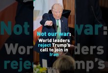 Not our war: World leaders reject trump’s calls to join in Iran Not our war: World leaders reject trump’s calls to join in Iran