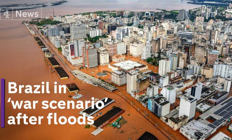 Brazil battles nature as ‘largest ever’ floods submerge whole cities Brazil battles nature as ‘largest ever’ floods submerge whole cities