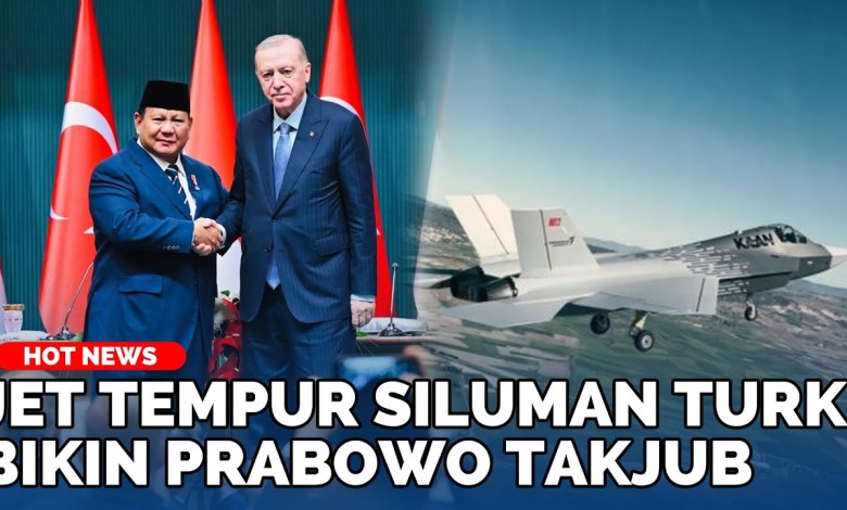 Turkish stealth fighter jet for Prabowo was amazed, Indonesia wanted to join the fifth generation Jet Kaan project Turkish stealth fighter jet for Prabowo was amazed, Indonesia wanted to join the fifth generation Jet Kaan project