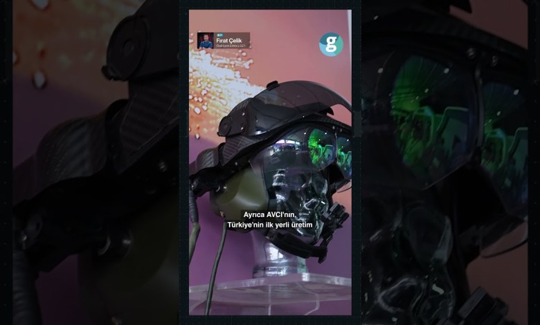 The first domestically produced pilot helmet of the Turkish army is ‘AVCI’ The first domestically produced pilot helmet of the Turkish army is ‘AVCI’
