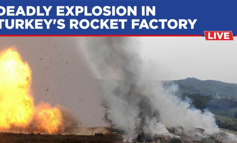 Turkey Explosion Live : Huge Blast In Rocket Factory Rocks Ankara | World News Turkey Explosion Live : Huge Blast In Rocket Factory Rocks Ankara | World News