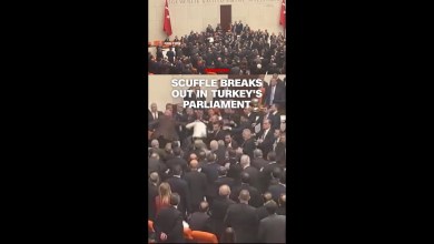 Scuffle breaks out in Turkey’s parliament Scuffle breaks out in Turkey’s parliament
