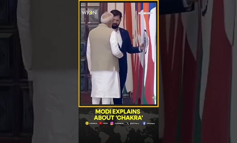 PM Modi Explains Chakra’s Significance to Chile’s President | World News | WION Shorts PM Modi Explains Chakra’s Significance to Chile’s President | World News | WION Shorts