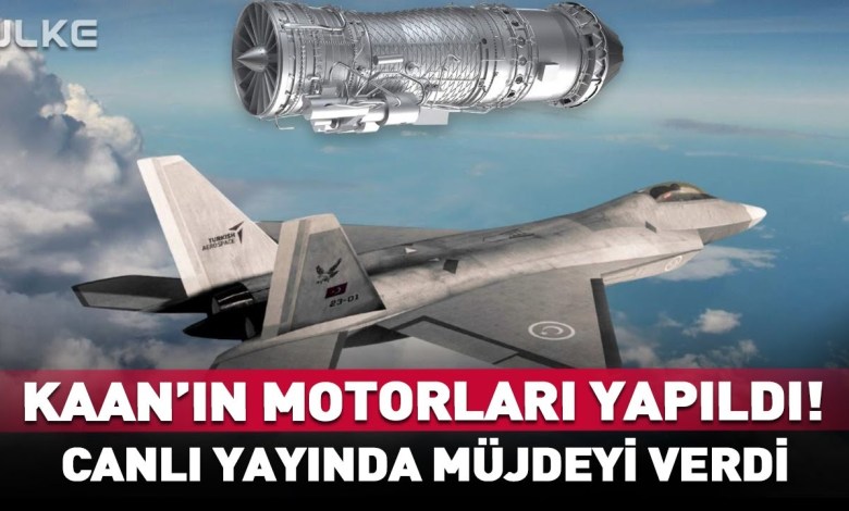 “Kaan’s engines were built!” He gave the good news on the live broadcast #haber “Kaan’s engines were built!” He gave the good news on the live broadcast #haber