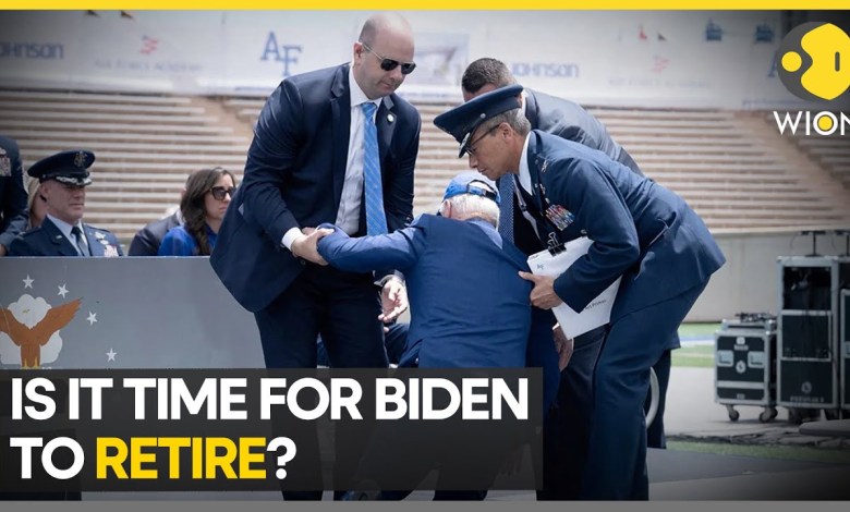 80-year-old Joe Biden team’s ‘don’t let him trip’ mission | World News | WION 80-year-old Joe Biden team’s ‘don’t let him trip’ mission | World News | WION