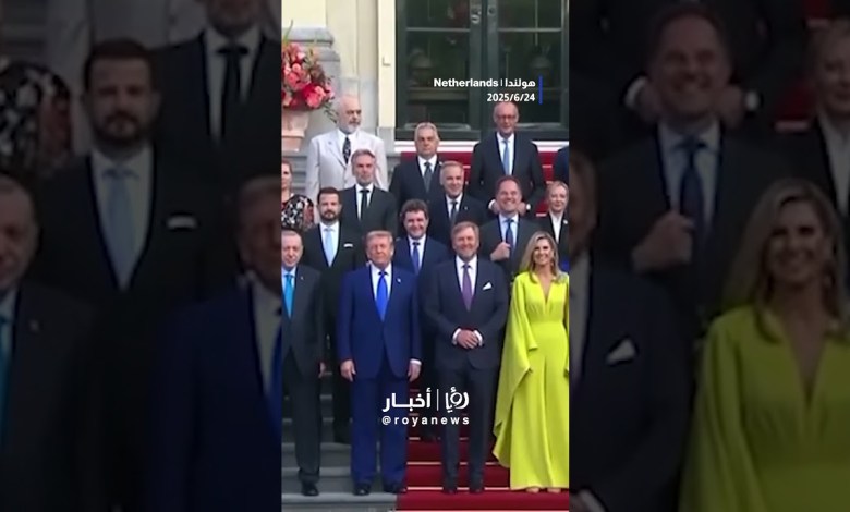 Erdogan, Trump shake hands & look friendly during Hague’s NATO summit Erdogan, Trump shake hands & look friendly during Hague’s NATO summit