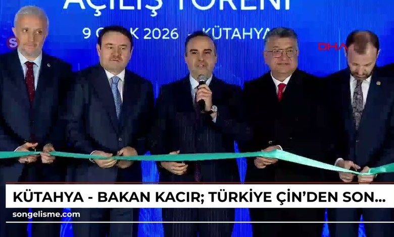 Kütahya – Minister Kacır: Türkiye is the leading country in terms of product and market diversity after China… Kütahya – Minister Kacır: Türkiye is the leading country in terms of product and market diversity after China…