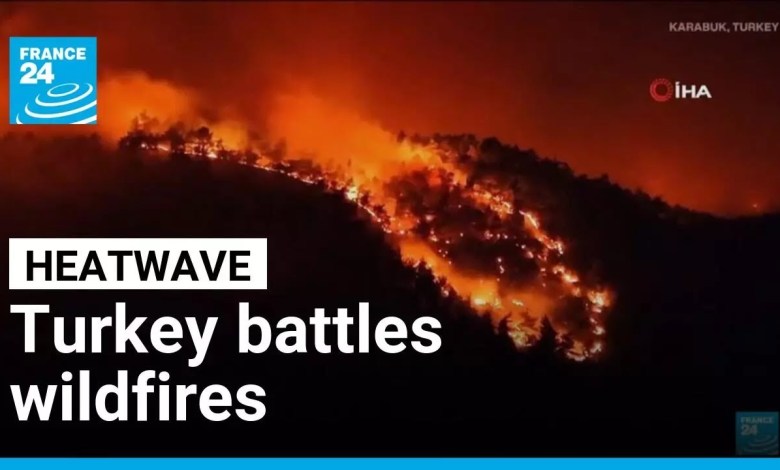 Turkey battles wildfires amid strong winds, heatwave • FRANCE 24 English Turkey battles wildfires amid strong winds, heatwave • FRANCE 24 English