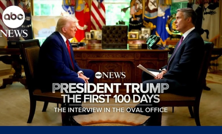 FULL INTERVIEW | President Trump the First 100 Days: The Interview in the Oval Office FULL INTERVIEW | President Trump the First 100 Days: The Interview in the Oval Office