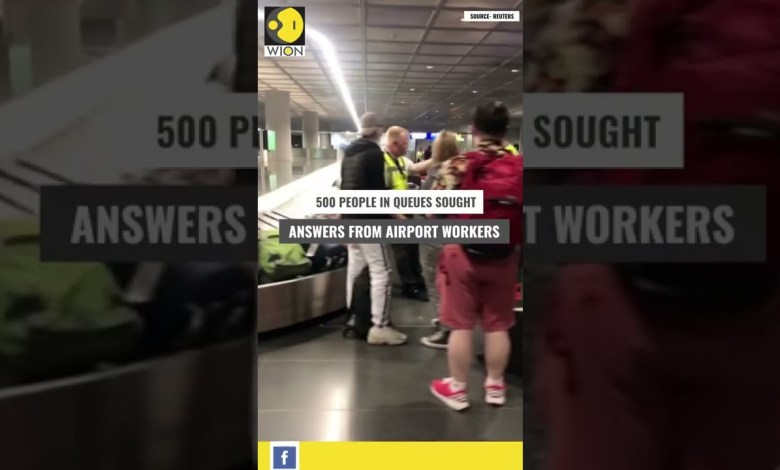 Luggage chaos at Frankfurt Airport amid staffing shortage| WION SHORTS| World News Luggage chaos at Frankfurt Airport amid staffing shortage| WION SHORTS| World News