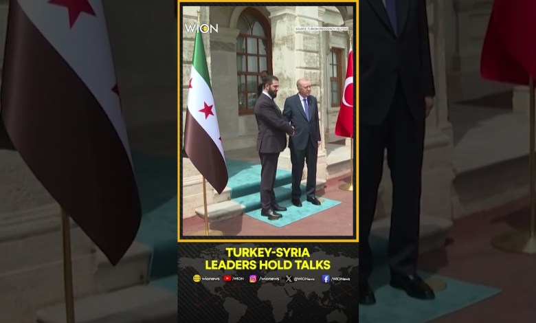 Turkey’s Erdogan, Syria’s Sharaa Hold Talks In Istanbul | WION Shorts Turkey’s Erdogan, Syria’s Sharaa Hold Talks In Istanbul | WION Shorts