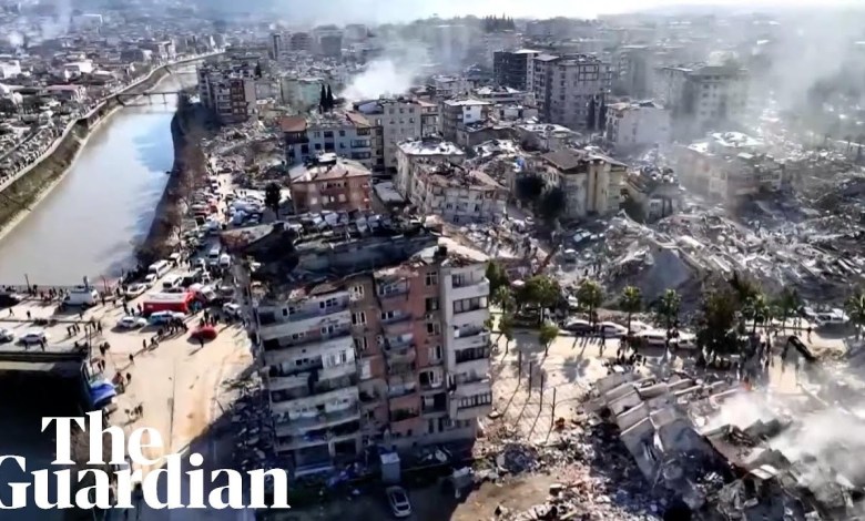 Aerial footage shows earthquake aftermath in hard-hit Turkish region of Hatay Aerial footage shows earthquake aftermath in hard-hit Turkish region of Hatay
