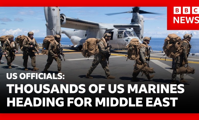 Iran War – US officials say thousands of marines and assault ship on way to region | BBC News Iran War – US officials say thousands of marines and assault ship on way to region | BBC News