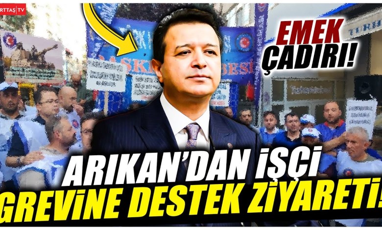 Mahmut Arıkan visited the Labor Tent of Defense Industry Workers Mahmut Arıkan visited the Labor Tent of Defense Industry Workers