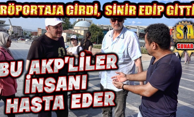 BE CAREFUL, THE AKP MEMBER INVOLVED IN THE CONVERSATION WILL MAKE YOU SICK, DON’T SAY HE DIDN’T WARN YOU! | STREET INTERVIEW BE CAREFUL, THE AKP MEMBER INVOLVED IN THE CONVERSATION WILL MAKE YOU SICK, DON’T SAY HE DIDN’T WARN YOU! | STREET INTERVIEW