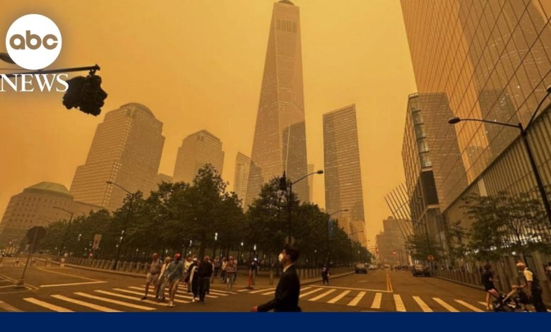 Canada wildfires brings hazardous air to northeast US Canada wildfires brings hazardous air to northeast US