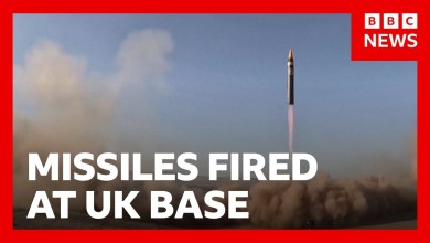 Iran launches ballistic missiles at crucial UK-US base | BBC News Iran launches ballistic missiles at crucial UK-US base | BBC News