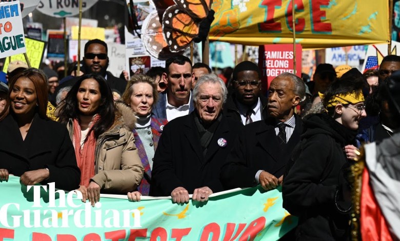 Millions join No Kings events in US and across the world to protest against Trump Millions join No Kings events in US and across the world to protest against Trump