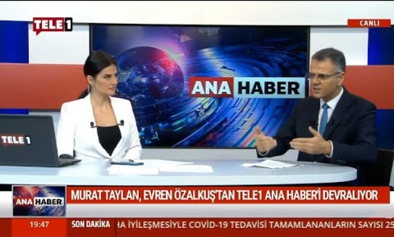 FLAG CHANGE IN TELE1 MAIN NEWS FLAG CHANGE IN TELE1 MAIN NEWS