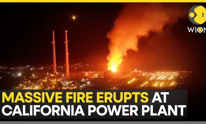 California: Massive Fire Erupts At Major Battery Plant | World News | WION California: Massive Fire Erupts At Major Battery Plant | World News | WION