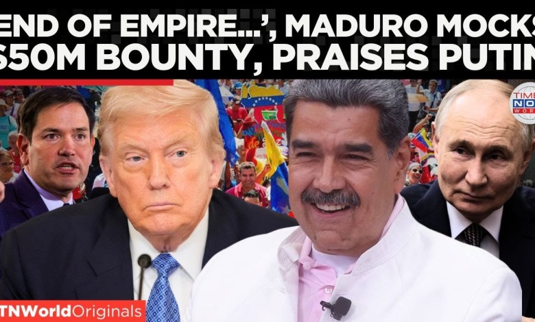 Venezuela’s Maduro DEFIES M US Bounty, Military Pledges TOTAL Loyalty | World News Venezuela’s Maduro DEFIES M US Bounty, Military Pledges TOTAL Loyalty | World News