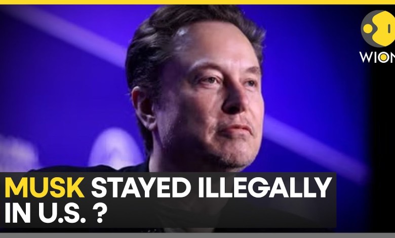Report: Elon Musk Stayed Illegally In US | World News | WION Report: Elon Musk Stayed Illegally In US | World News | WION