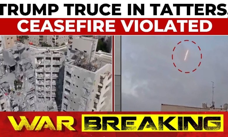 Iran-Israel Ceasefire Violated: Israeli Army Detects Incoming Iranian Missiles | World News Iran-Israel Ceasefire Violated: Israeli Army Detects Incoming Iranian Missiles | World News
