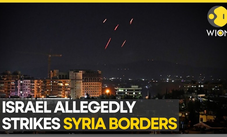 Israel allegedly strikes Syria border, sends out strong warning for Syria | World News | WION Israel allegedly strikes Syria border, sends out strong warning for Syria | World News | WION