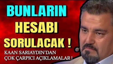 THEY WILL BE HELD ACCOUNTABLE – THIS JOB IS OVER – KAAN SARIAYDIN THEY WILL BE HELD ACCOUNTABLE – THIS JOB IS OVER – KAAN SARIAYDIN